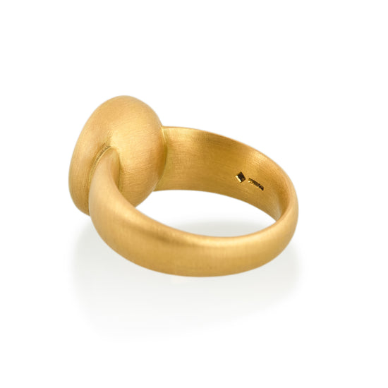 Golden Citrine Ring, 22ct Gold