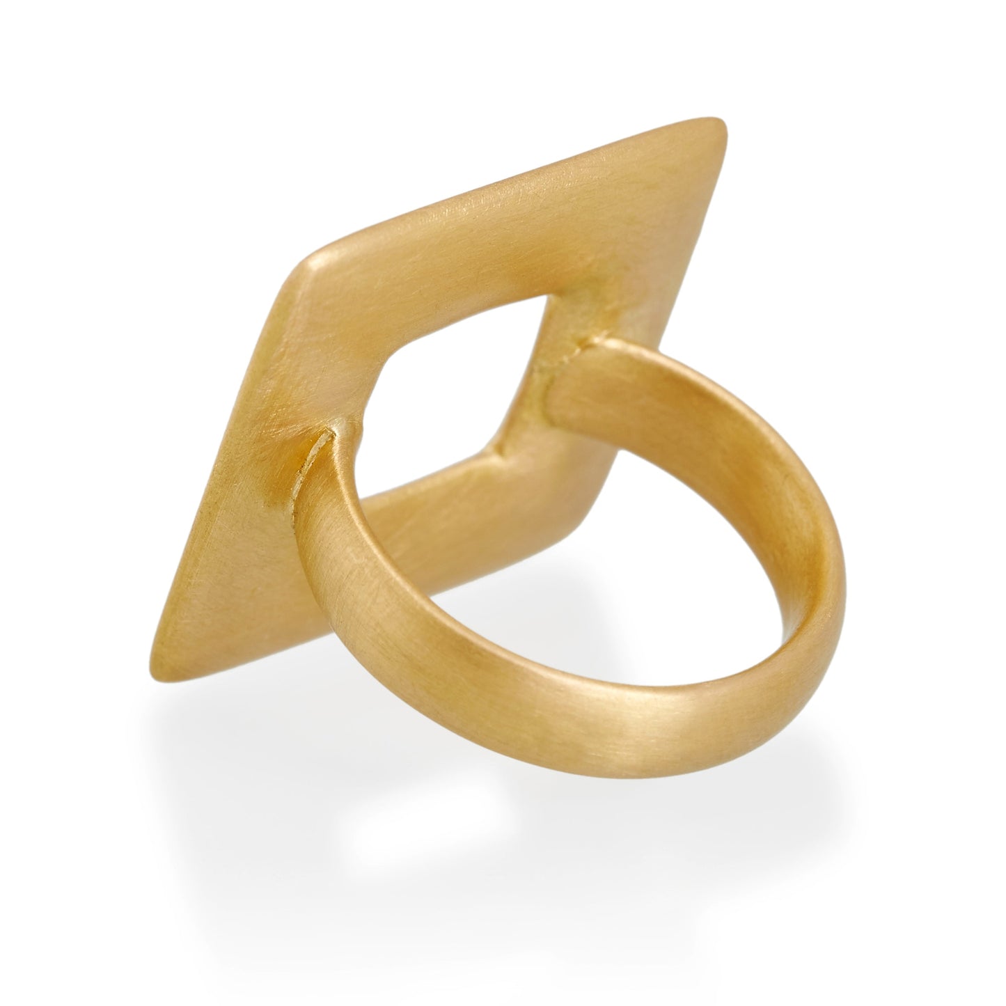 Large Square Ring, 22ct Gold