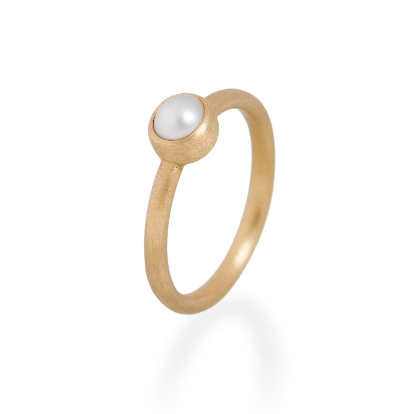 Natural Pearl Ring, 22ct Gold
