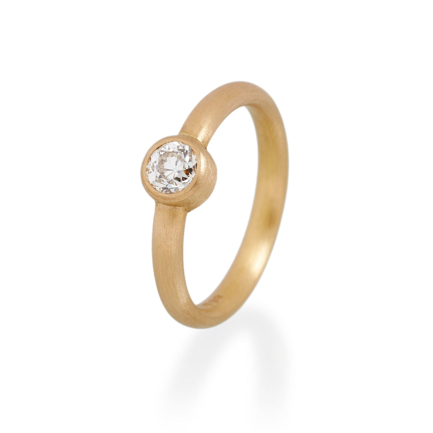 Antique Brilliant Cut Diamond Ring, 22ct Gold
