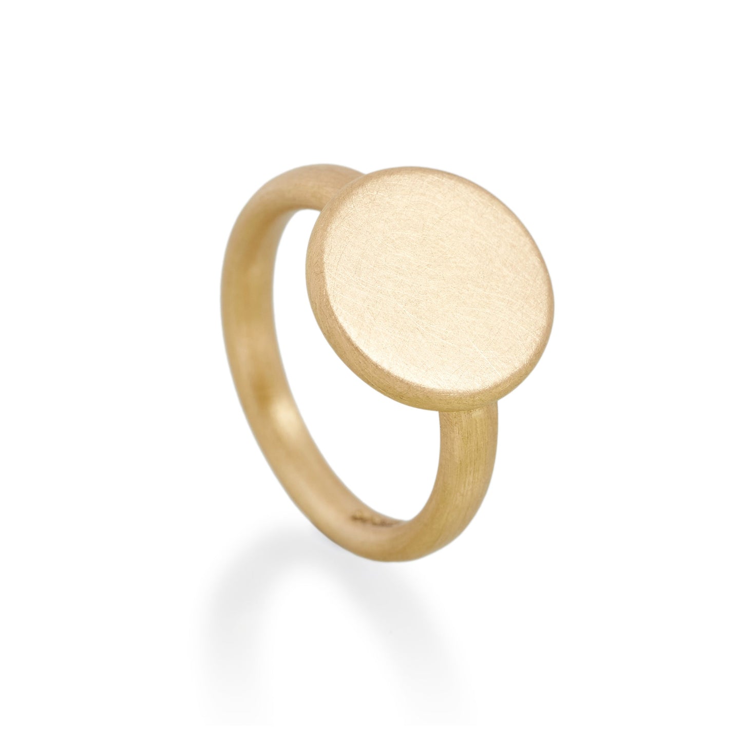 Circular Signet Ring, 22ct Gold