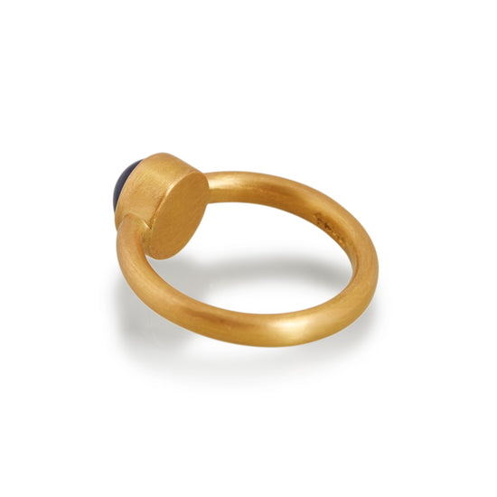 Cabochon Sapphire Ring, 22ct Gold