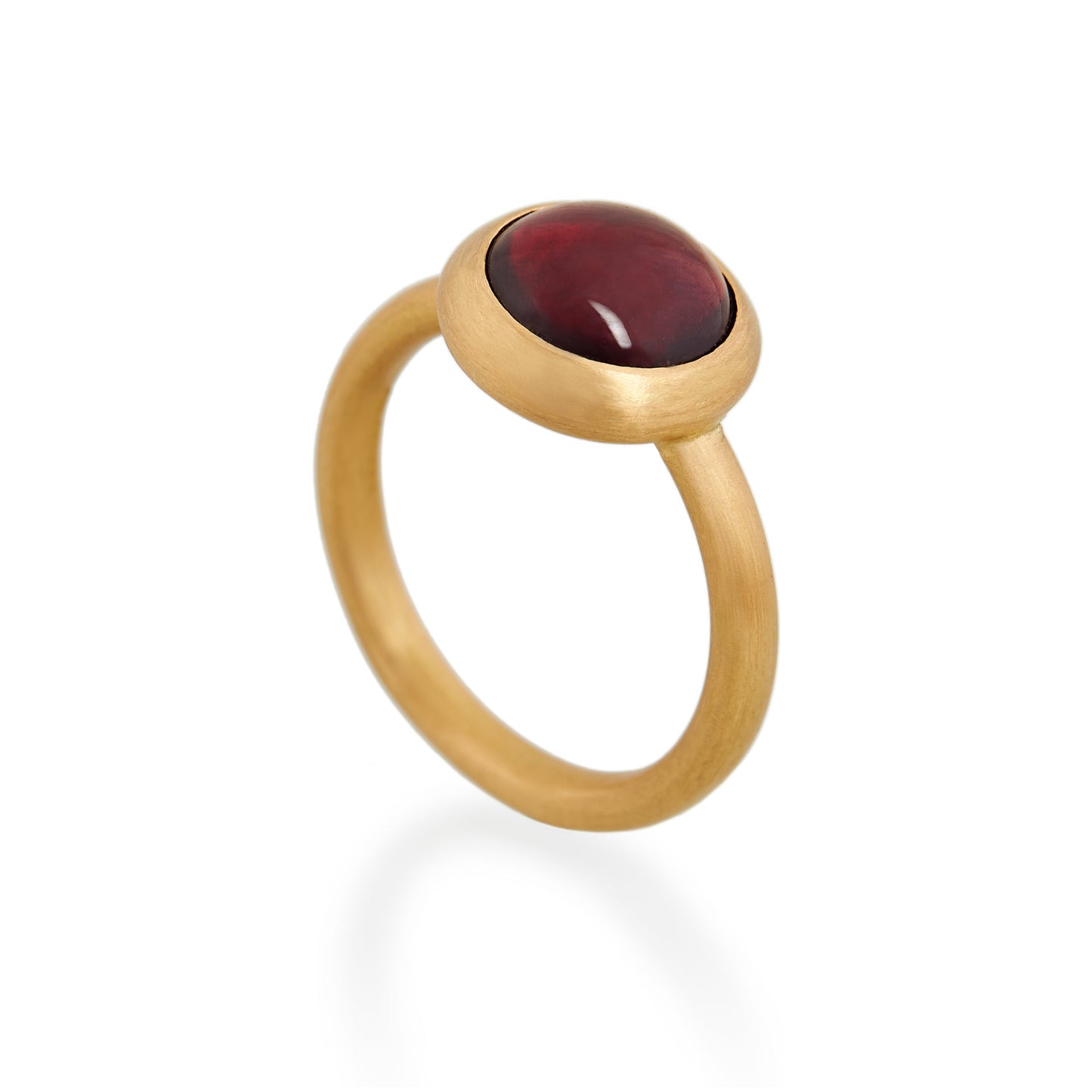 Antique Garnet Ring, 22ct Gold