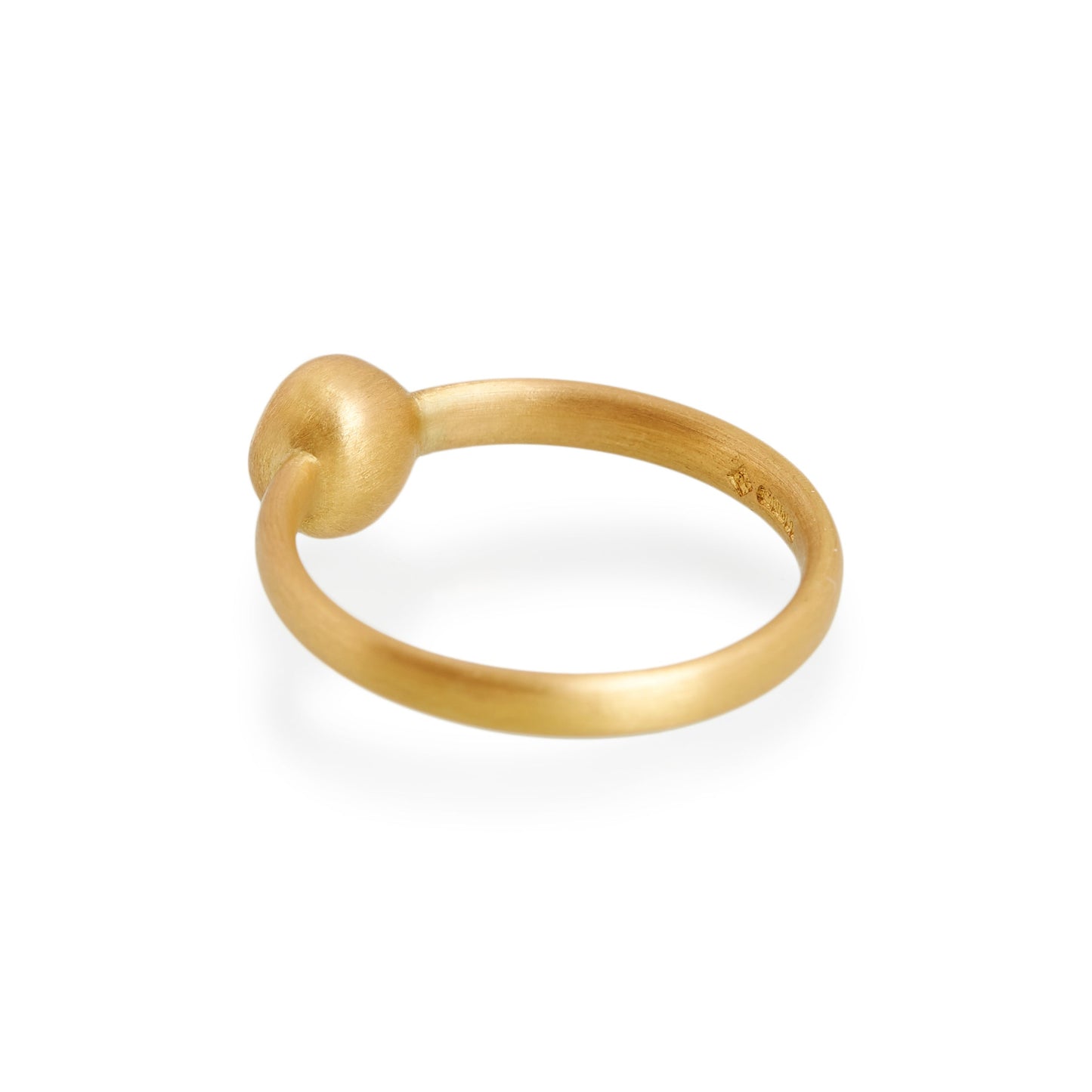 Black Pearl Ring, 22ct Gold