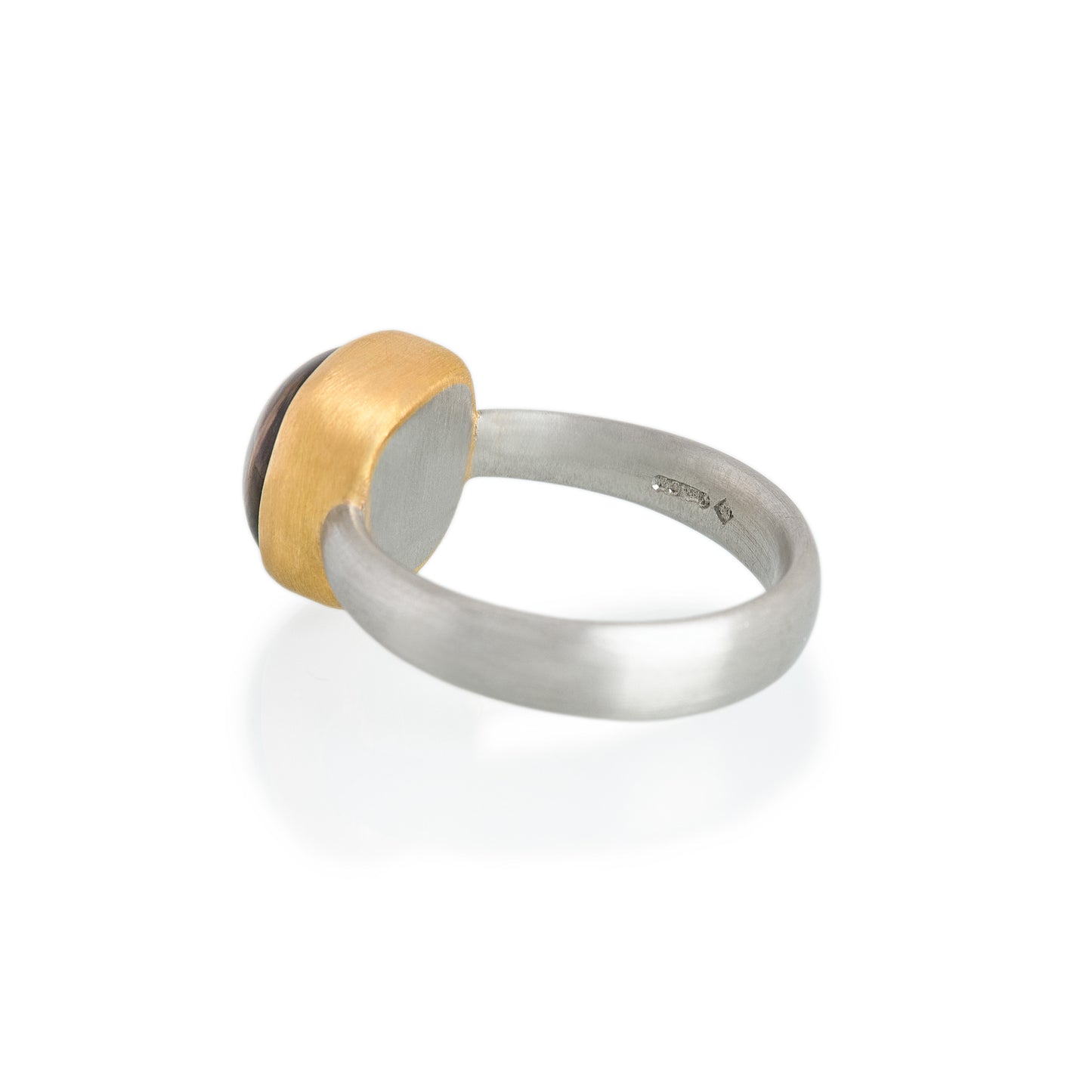 Smokey Quartz Ring, Platinum, & 22ct gold
