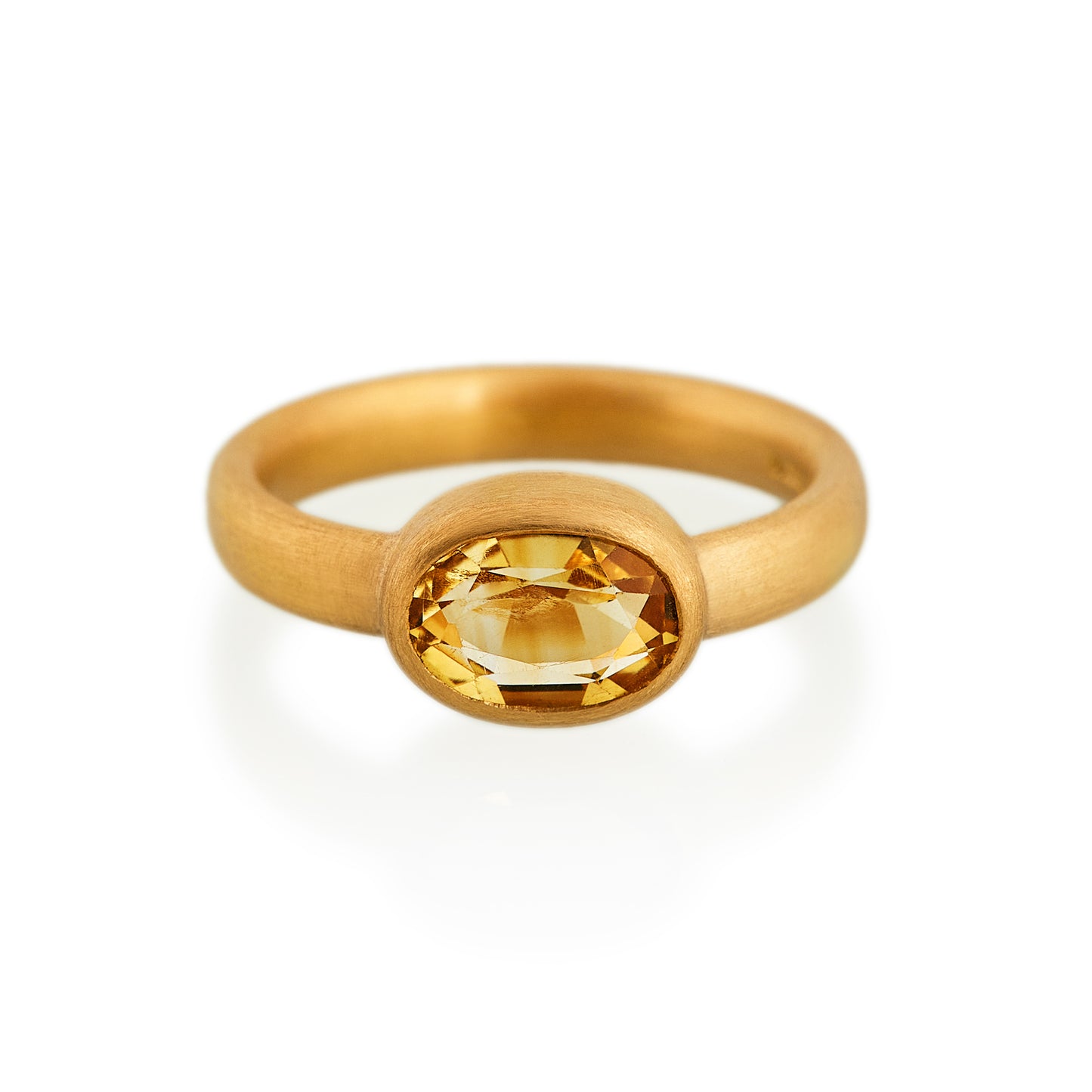 Citrine Ring, 22ct Gold