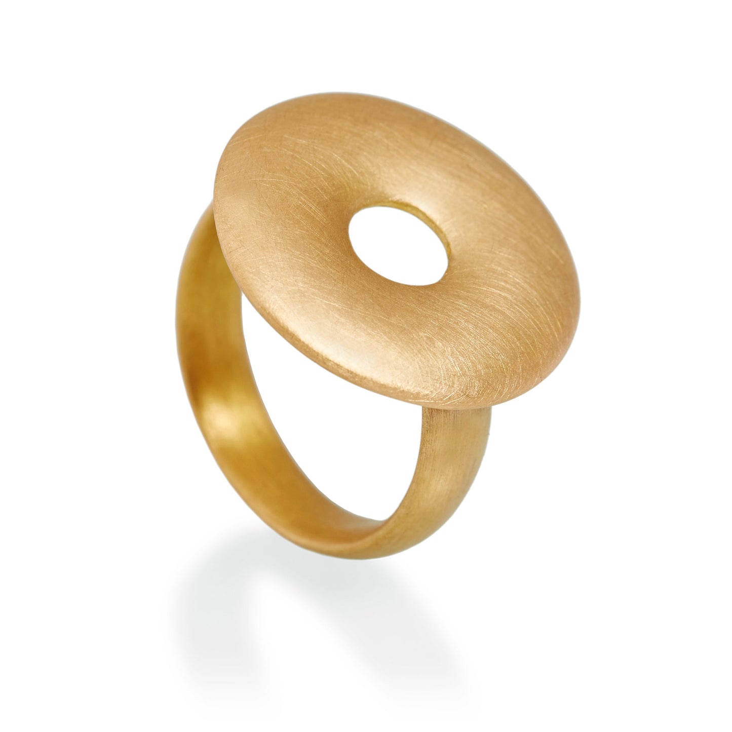 Load image into Gallery viewer, Large Circle Ring, 22ct Gold
