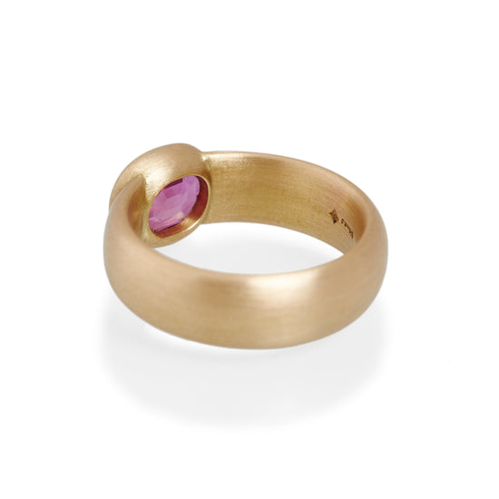 Load image into Gallery viewer, Burmese Ruby Ring, 22ct Gold
