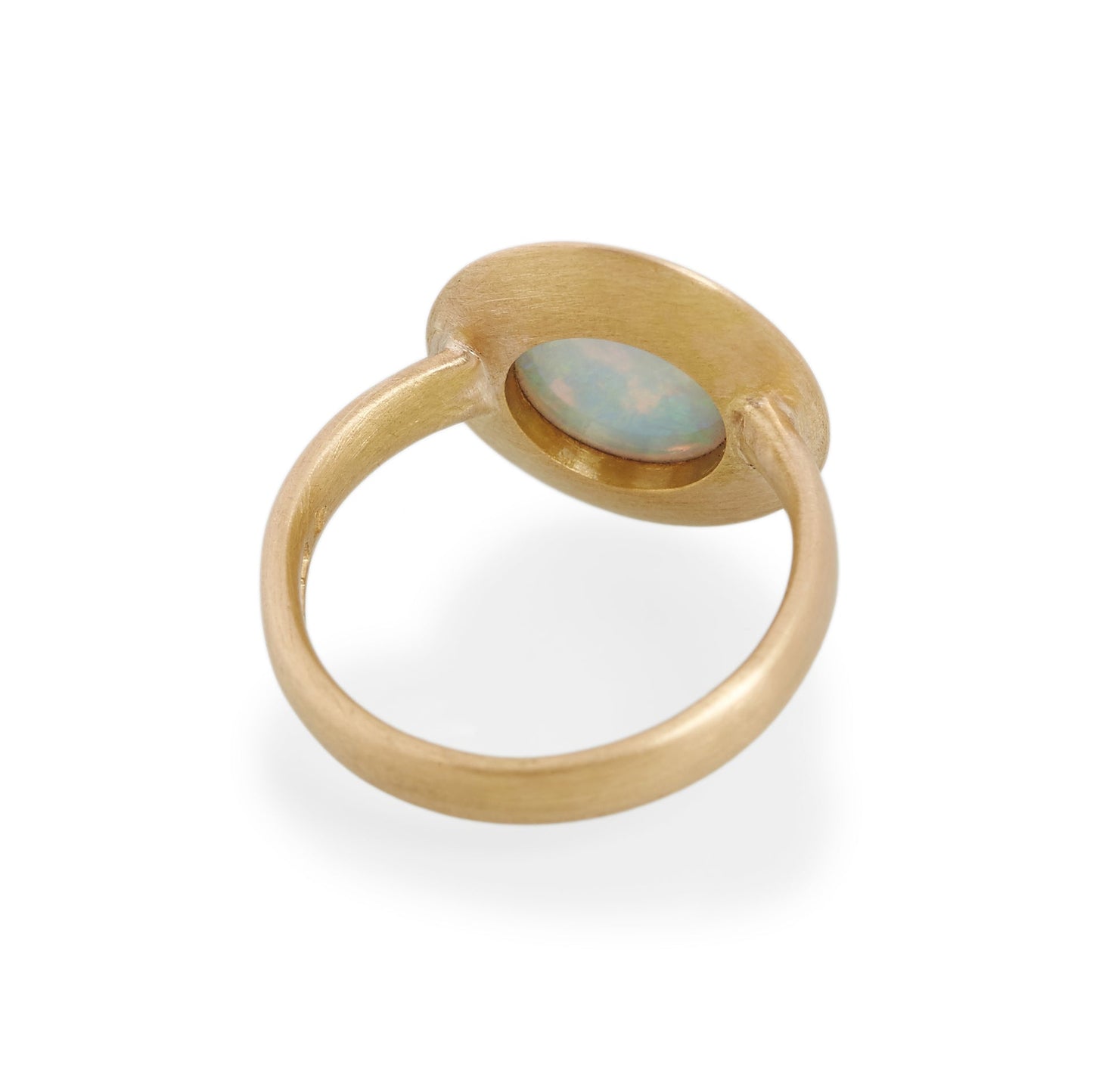 Opal Disc Ring, 22ct Gold