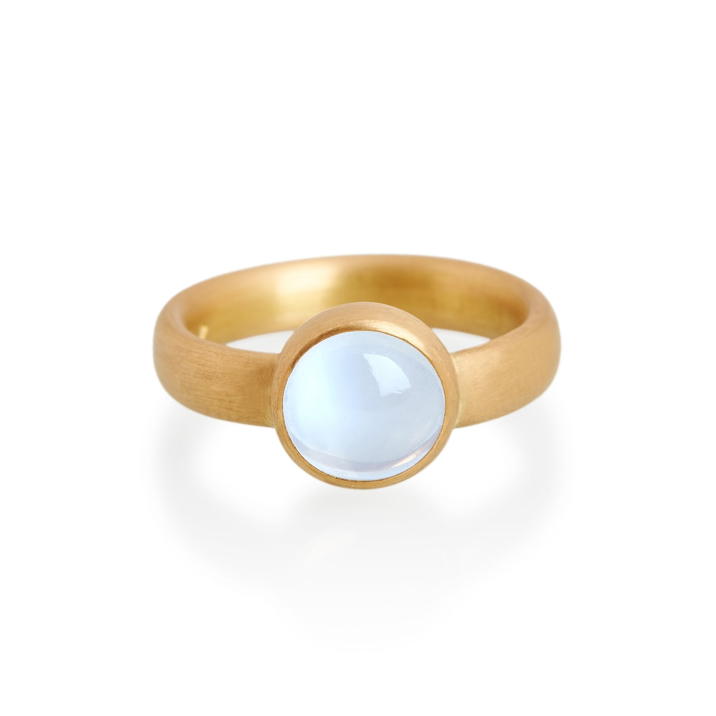 Load image into Gallery viewer, Fine Blue Moonstone Ring, 22ct Gold
